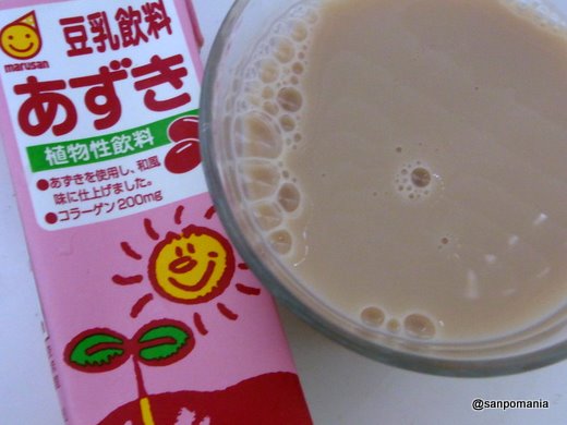 豆乳飲料;2009/11/01 あずき