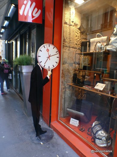 2007/10/23;パリのファッション雑貨店の看板