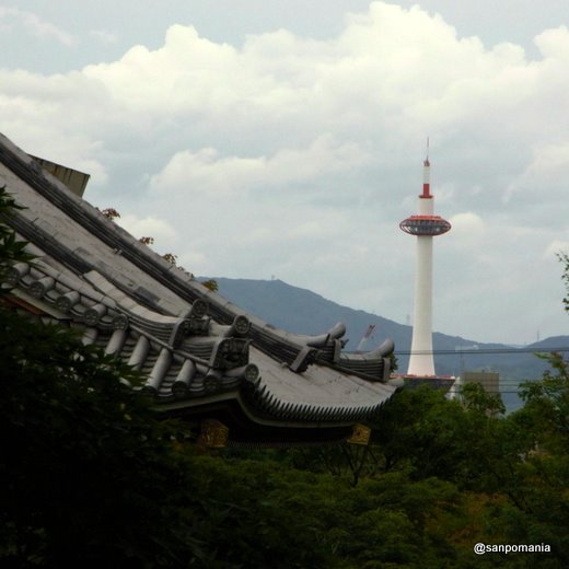 2009/07/26;知積院からの京都タワー