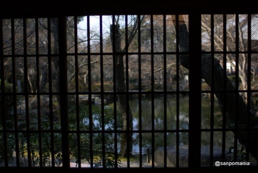 2011/01/09;寿庵の窓から見た景色